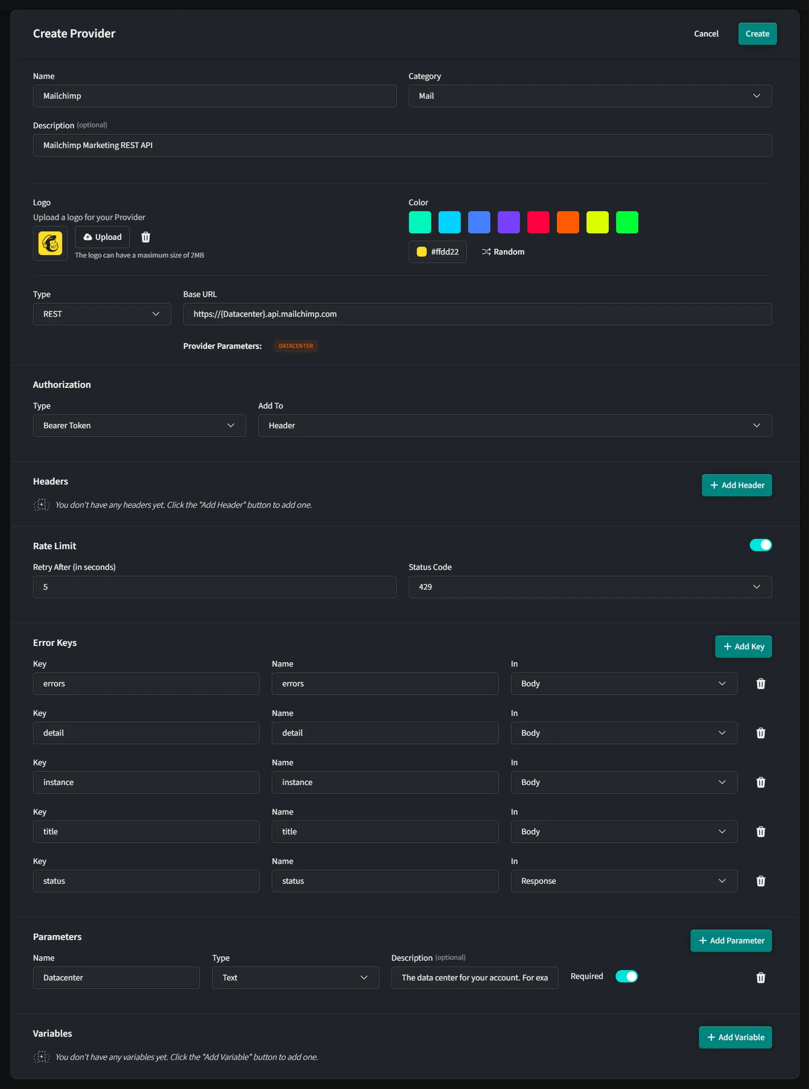 Save &amp; Deploy Custom Provider